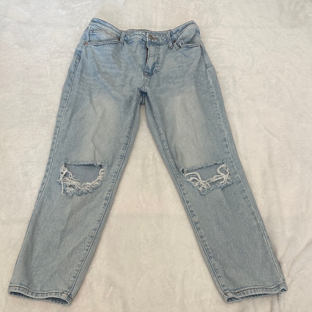 No Boundaries Light Blue Distressed Women Jeans